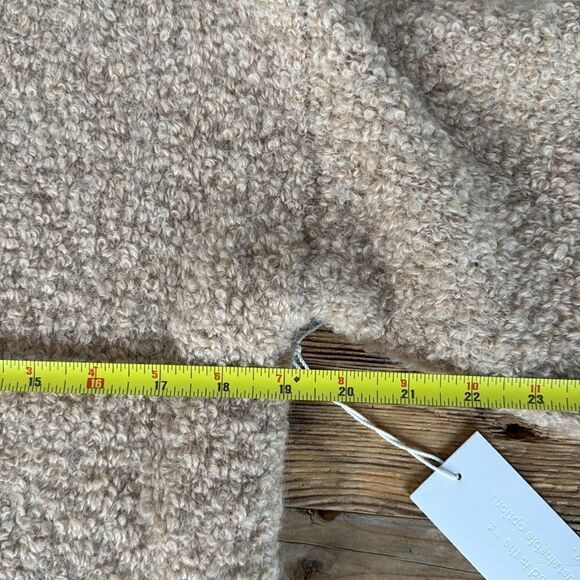 Reformation Alpaca Linen Blend Ambrose Bouclé Sweater in Ginger Medium - Picture 5 of 9